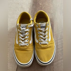 Vans size 5, yellow